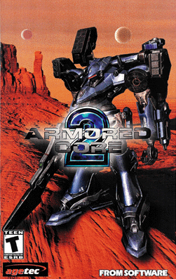 PS2 Armored Core 2 game cover.