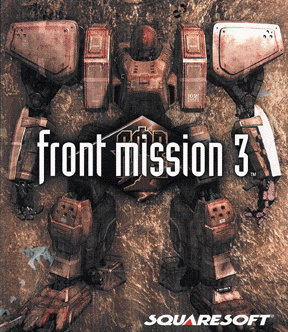 Front Cover to The Front Mission 3 Video Game.